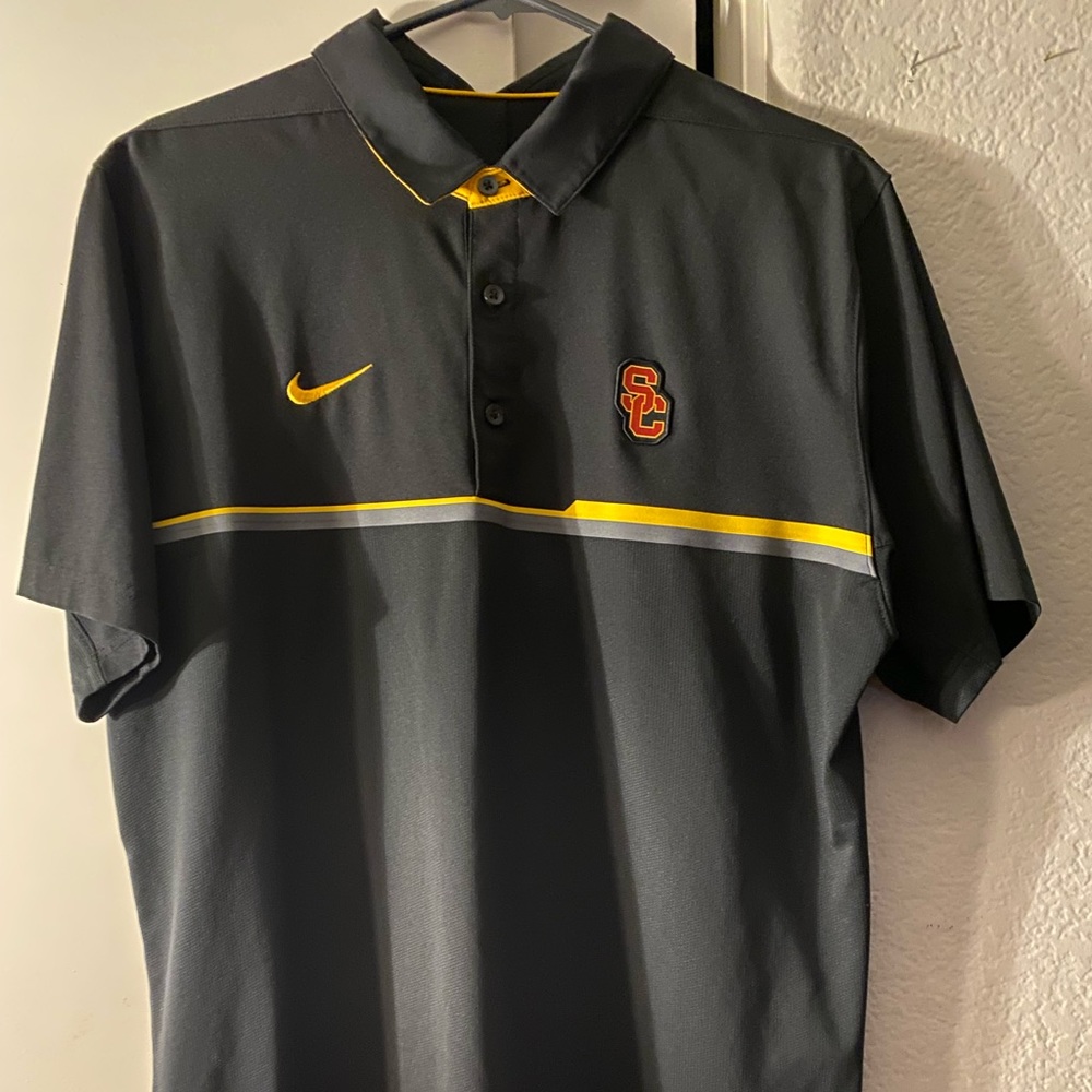 Nike Dri-Fit USC Polo Size Large